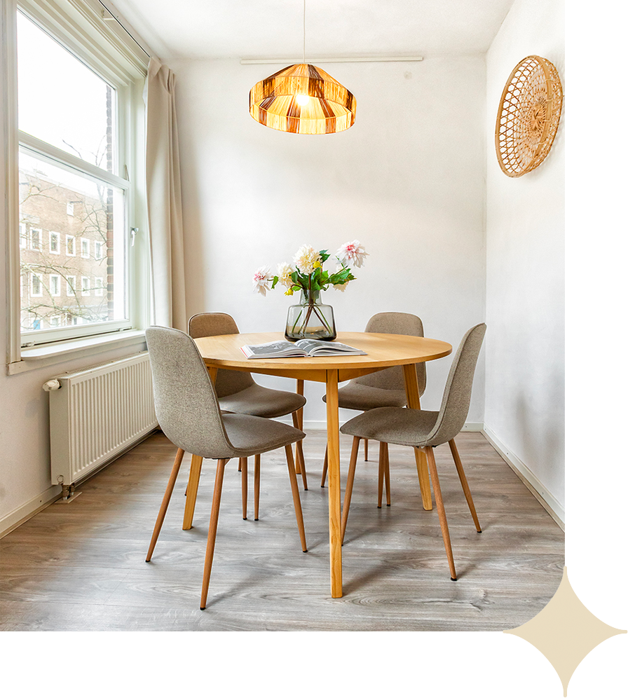 Woonkamer met ster | Thoma Post makelaars